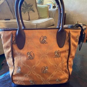 Vintage Tommy Bahama Capuchin Monkey Handbag